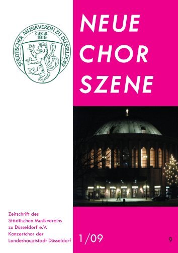 NeueChorszene 09 - Ausgabe 1/2009