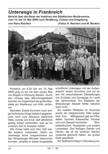 NeueChorszene 09 - Ausgabe 1/2009