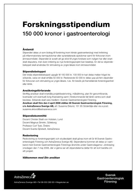 Ladda hem (pdf) - Svensk Gastroenterologisk Förening