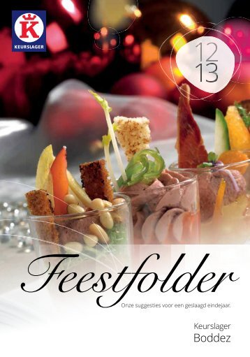 Feestfolder - Traiteur Boddez