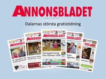 Dalarnas största gratistidning - Annonsbladet
