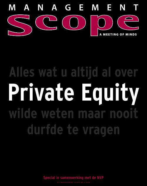 Wat u altijd al wilde weten van private equity maar nooit durfde ... - Nvp