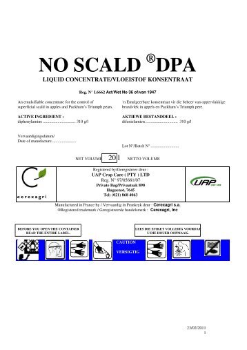 NO SCALD DPA - Nulandis