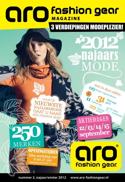 12 / 13 / 14 / 15 september - ARO Fashion Gear