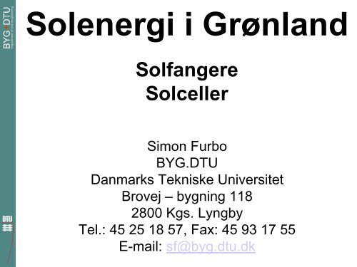 Solenergi i Grønland