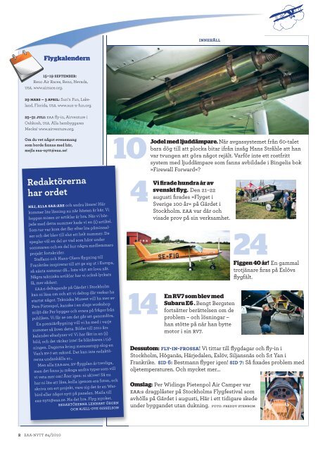 Nr 4 September 2010 - EAA chapter 222