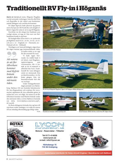 Nr 4 September 2010 - EAA chapter 222