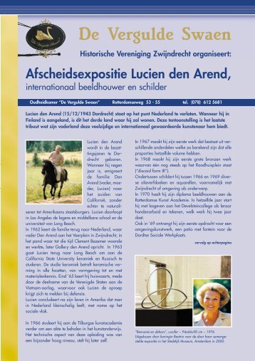 afscheidstentoonstelling - Lucien den Arend