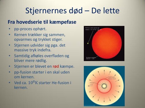 Stjernernes liv - Fysik A