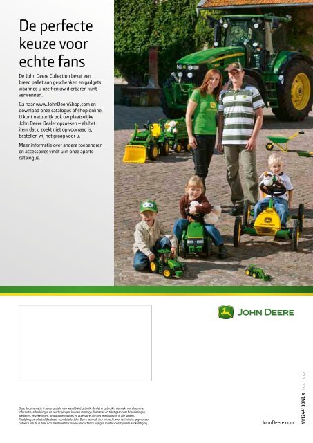 Brochure met accessoires voor zitmaaiers - John Deere
