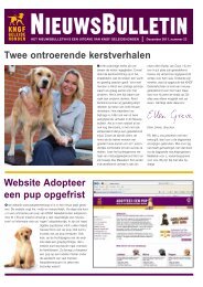 Nieuwsbulletin december 2011 - KNGF Geleidehonden