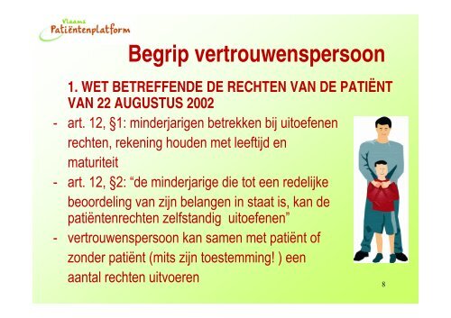 De vertrouwenspersoon in de gezondheidszorg : visie Vlaams ...
