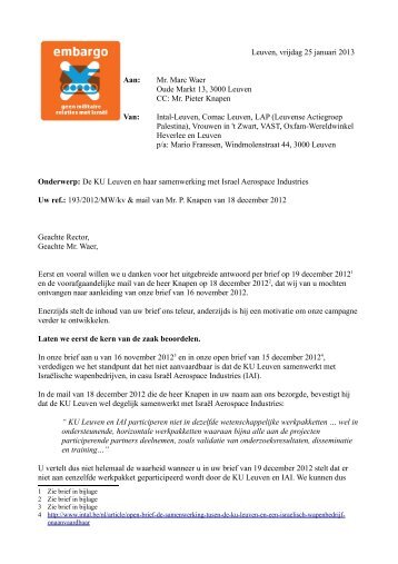 Je kan de pdf van deze brief hier downloaden - Intal