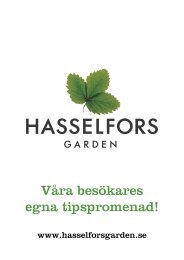 besökarnas tipspromenad.pdf - Hasselfors Garden