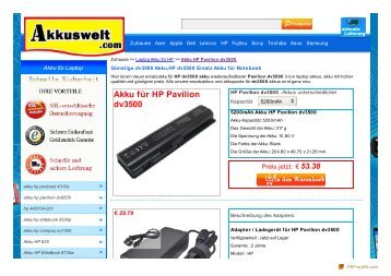 http://www.akkuswelt.com/akku-hp-pavilion-dv3500.html