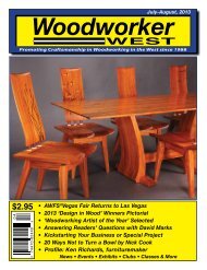 Woodworker West (July-August, 2013)