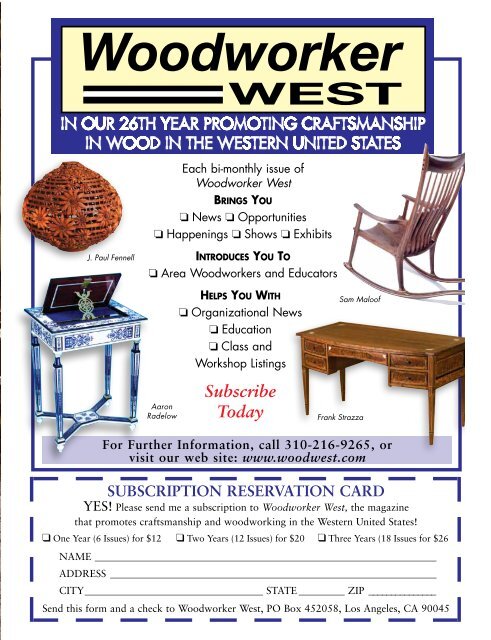 Woodworker West (July-August, 2013)