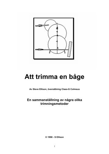 Att trimma en båge