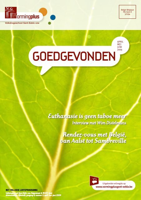 Goedgevonden, lente 2009 - Vormingplus