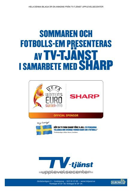 sommaren och fotbolls-em presenteras i samarbete med ... - TV-tjänst