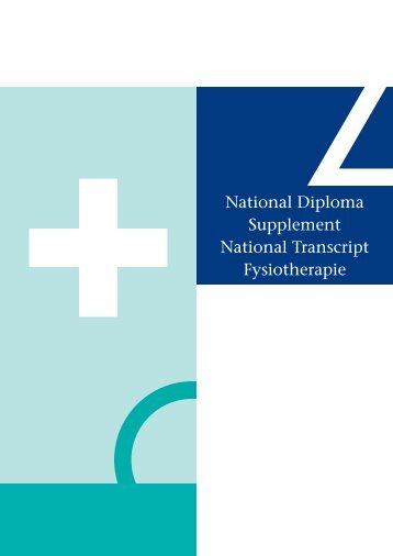 National Diploma Supplement National Transcript ... - KNGF