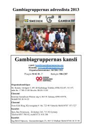 Gambiagruppernas kansli
