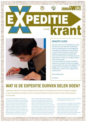 De Expeditiekrant - Durven Delen Doen