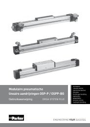 Modulaire pneumatische lineaire aandrijvingen ... - parker-origa.com