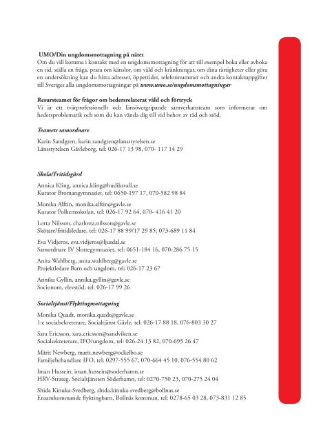 Telefonnummer för datering