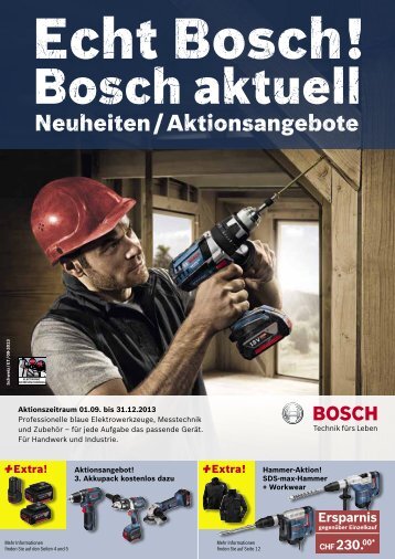 Bosch Prof. Aktions Prospekt 01.09-31.12.2013