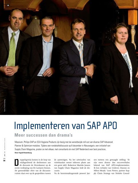 Lees dit artikel in .pdf - Supply Chain Magazine