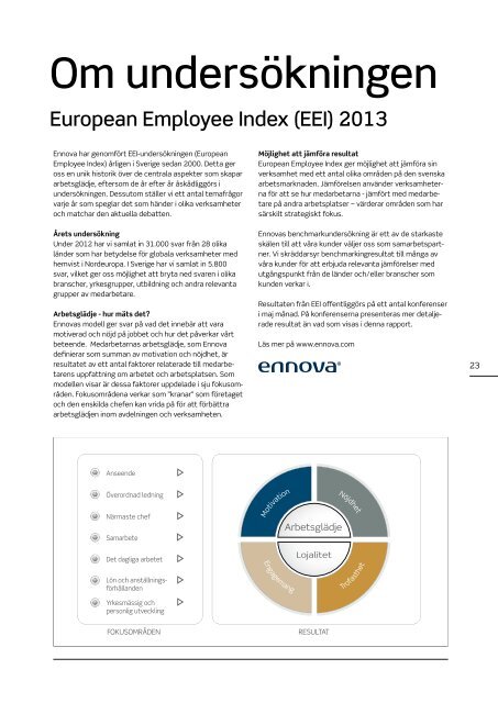European Employee Index© 2013 - Ennova