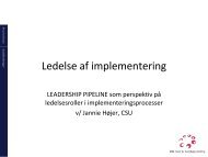 Ledelse af implementering