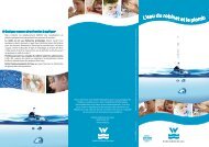 Brochure Eau et plomb - Société wallonne des eaux