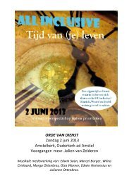 Liturgie 2 juni (all inclusive) - Amstelkerk