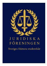 kandidatur till fum 2013/14 - Juridiska Föreningen