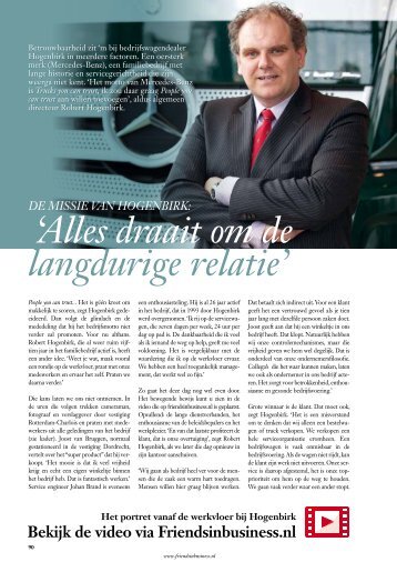 ''Alles draait om de langdurige relatie' - Friends in Business