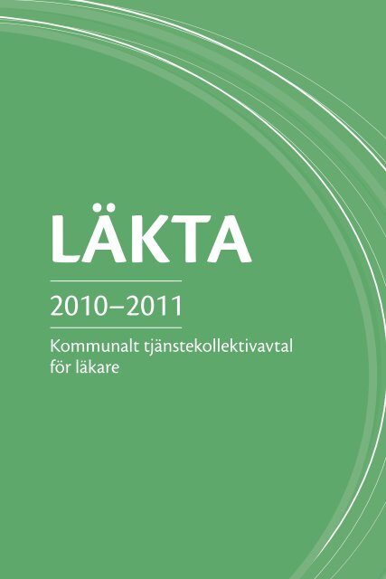 Kommunalt tjänstekollektiv avtal för läkare - Kommunarbetsgivarna.fi
