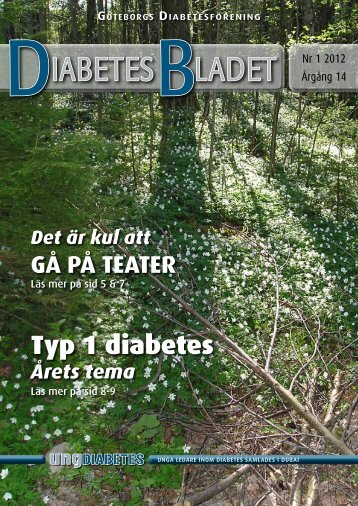 DiabetesBladet nr 1, 2012 - Göteborgs Diabetesförening