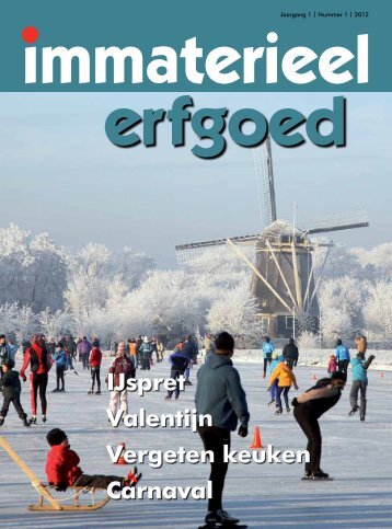 immaterieel erfgoed 2012 1 - Nederlands Centrum voor Volkscultuur