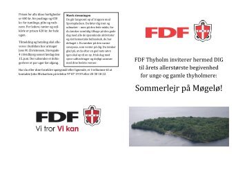 indbydelsen - Thyholm FDF