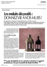 Les enduits décoratifs : - Marius Aurenti