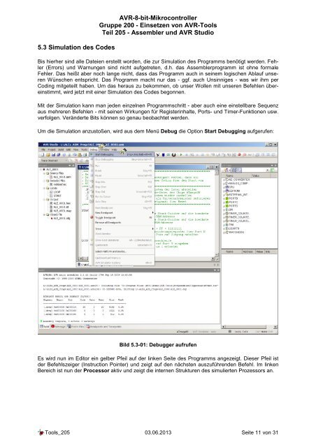 Assembler und AVR Studio