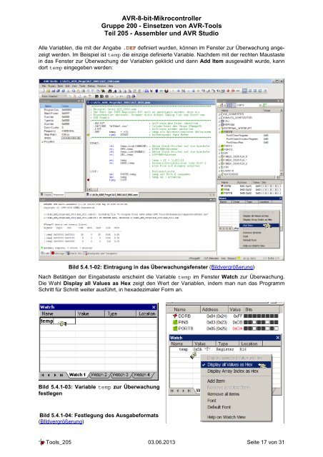 Assembler und AVR Studio