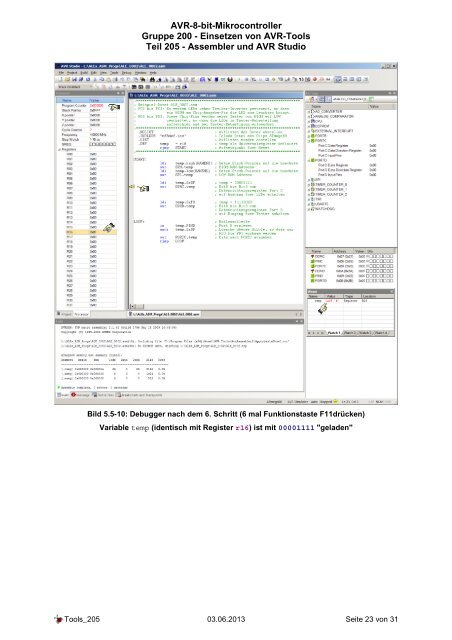 Assembler und AVR Studio