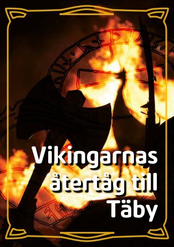 Broschyr Vikingarnas återtåg till Täby