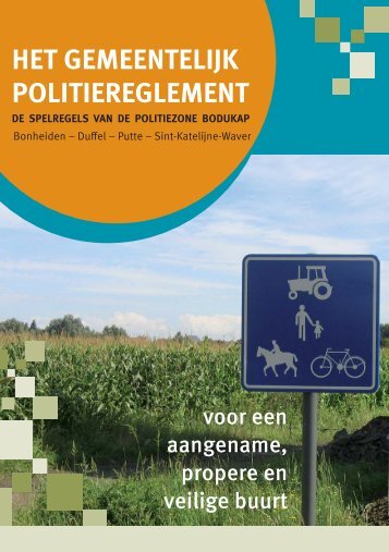 brochure die de belangrijkste regels van het ... - Gemeente Duffel