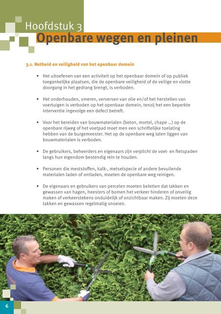 brochure die de belangrijkste regels van het ... - Gemeente Duffel