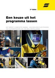 Een keuze uit het programma lassen - Esab