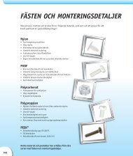 fästen och monteringsdetaljer - Essentra Components Sweden